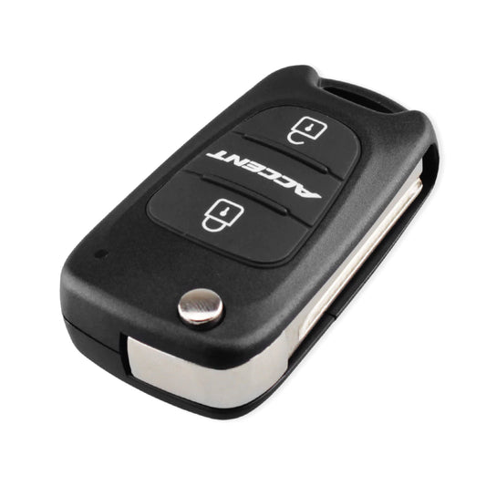 Hyundai Accent 3 Button Flip Key Case
