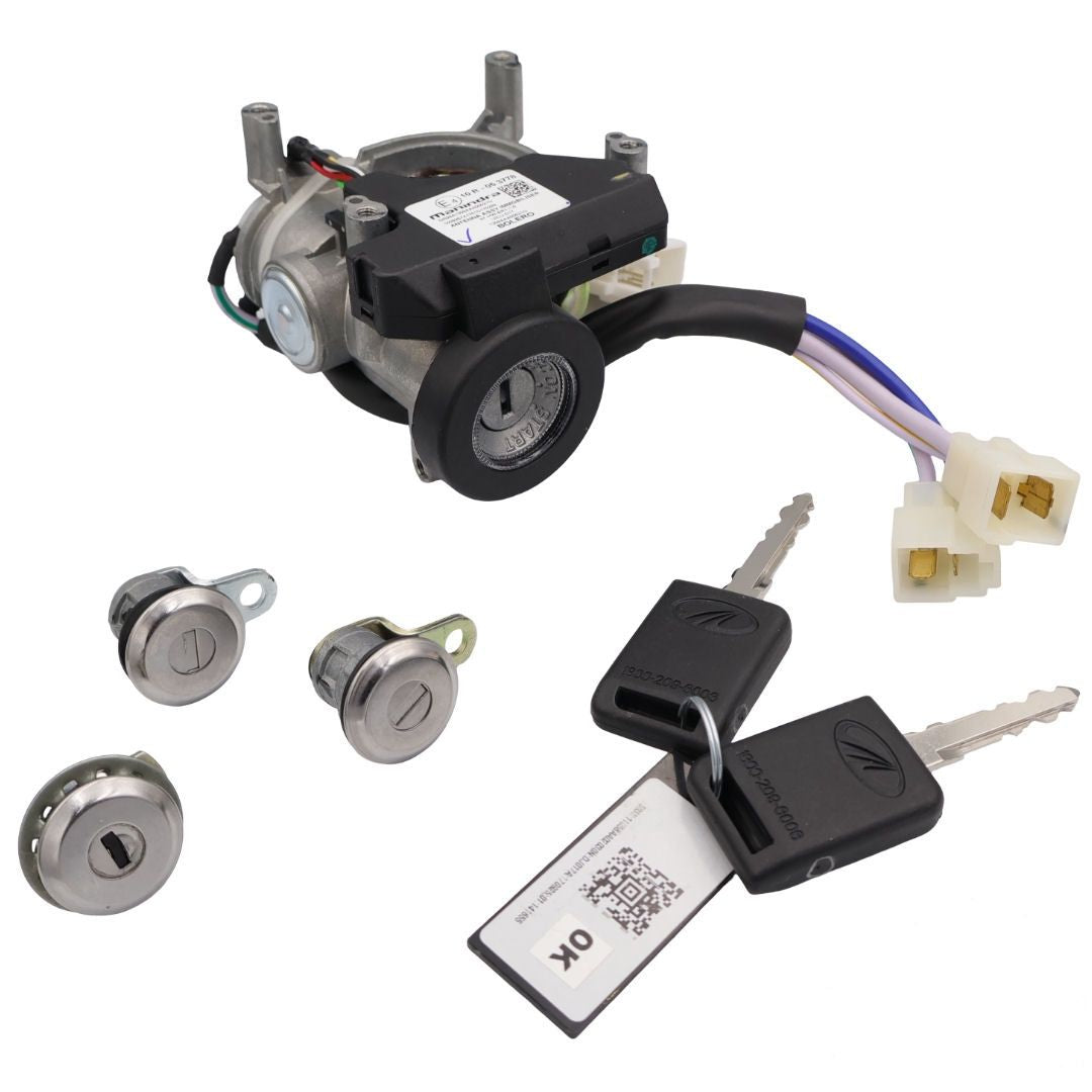 Mahindra Bolero Lock Set with Keys And Immobilizer Reader - Genuine OEM