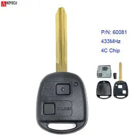 Toyota Corolla / RunX Remote Key 433Mhz / 4C