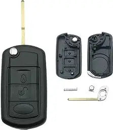 Landrover Discovery 3 - 3 Button Flip Key Case