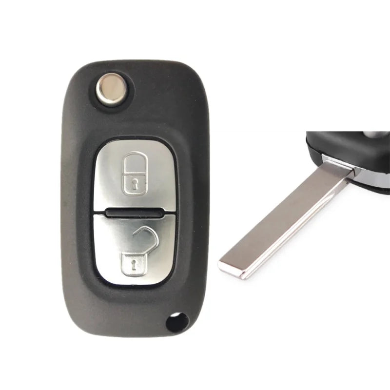 Renault Kangoo - Twingo - Modus 2 Button Flip Key Remote - PCF7947