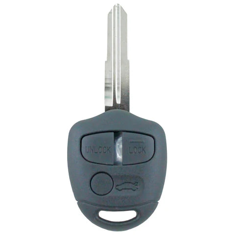 Mitsubishi 3 Button Remote Key Case - Right Groove