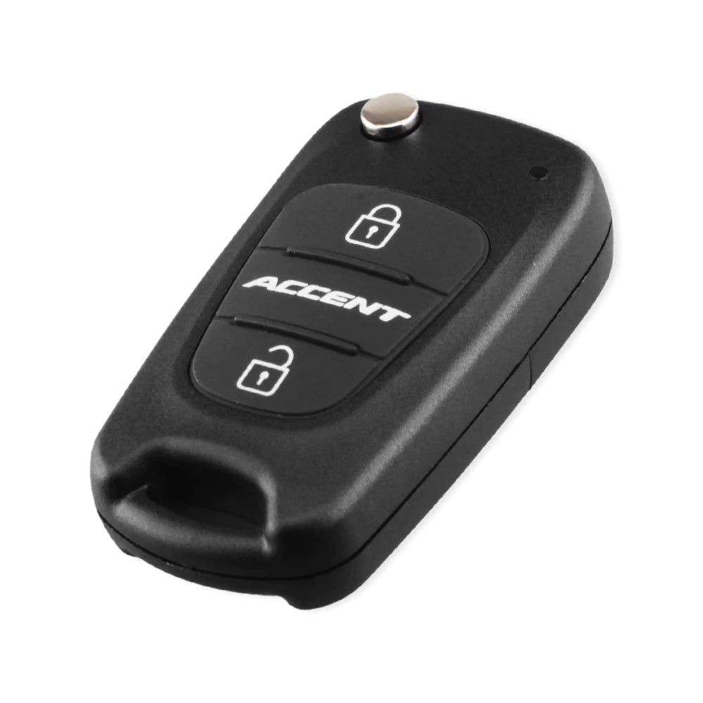 Hyundai Accent 3 Button Flip Key Case