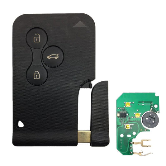 Renault Megane II Scenic II - 3 Button Smart Card Key Complete