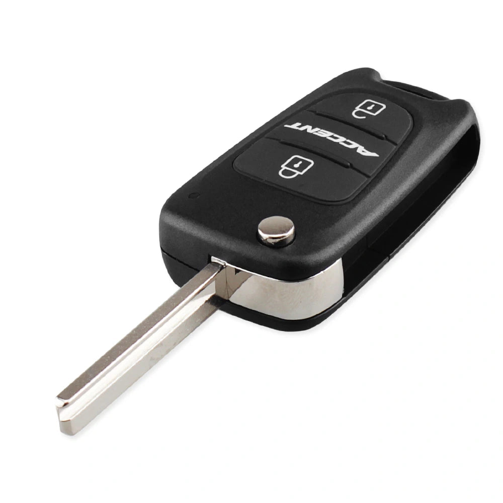 Hyundai Accent 3 Button Flip Key Case