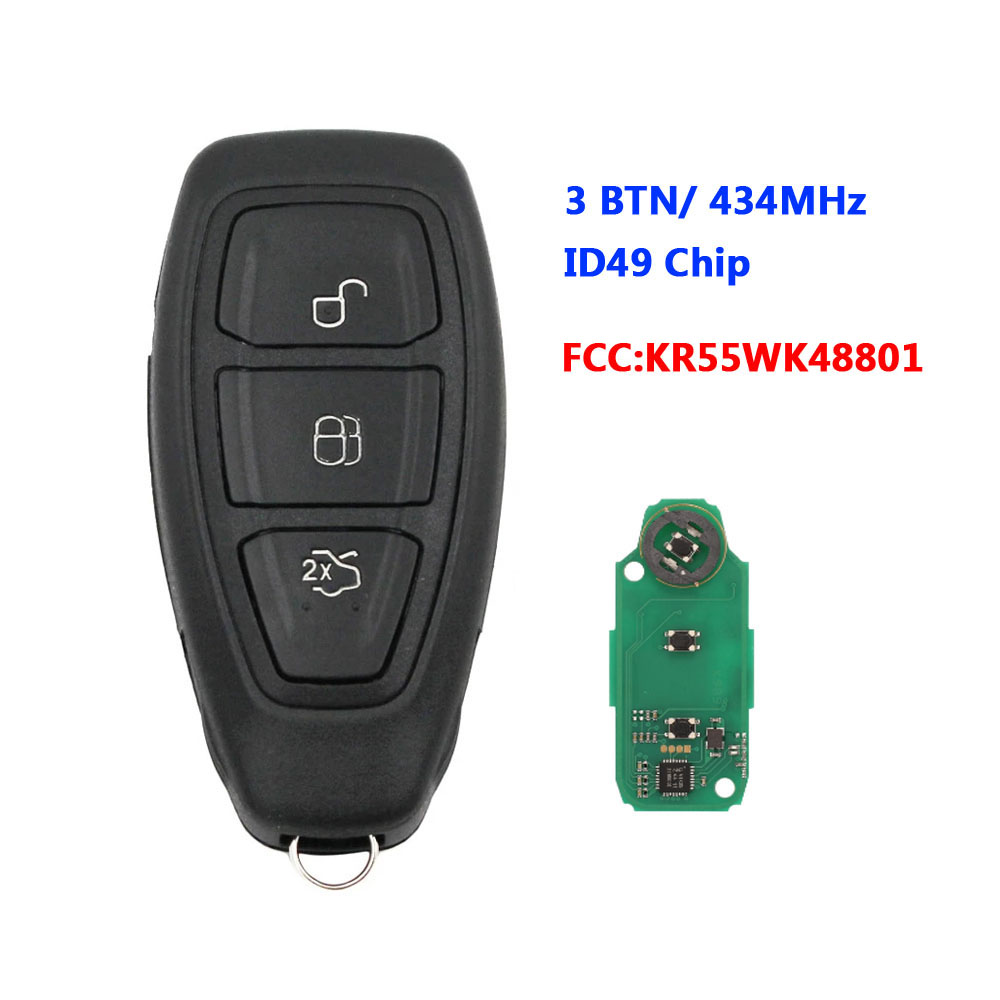 Ford 3 Button ID49 SMART Keyless Remote Key