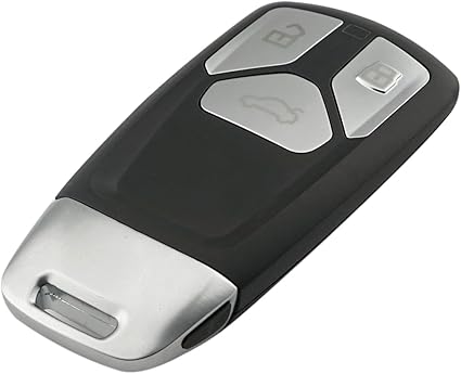 Audi MLB A4 A6 3 Button Smart Key Case with Keyblade