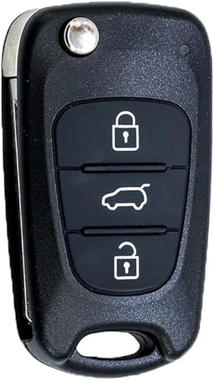 Hyundai / Kia i20 / i30 / ix35 - 3 Button Flip Key Case