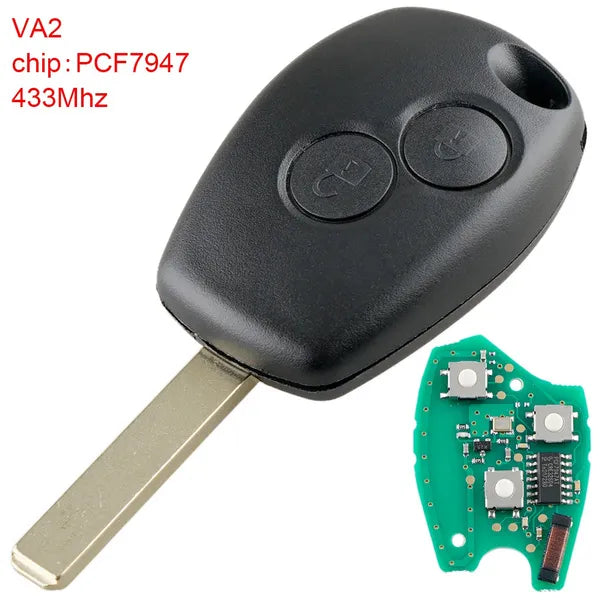 Renault Sandero / Logan etc 2 Button PCF7947