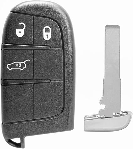 Chrysler / Jeep / Dodge 3 Button Smart Key Case (ALSO WORKS ON 2 BUTTONS KEYS)