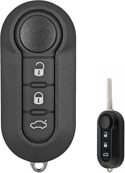 Fiat 500 - 3 Button Flip Key Case