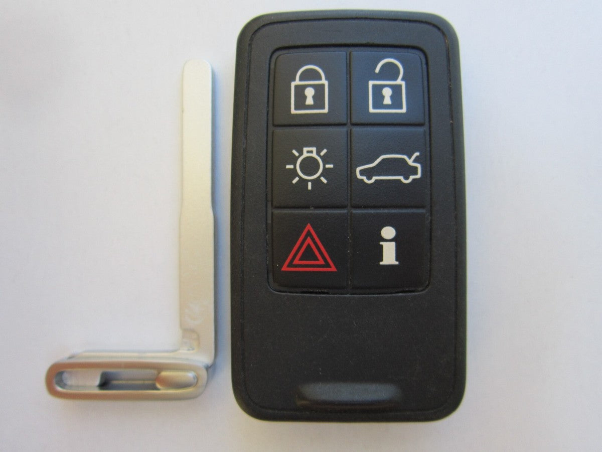 Volvo 6 Button Smart Key Case - Single Battery Connector - S40 XC60 XC70
