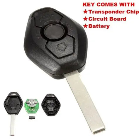 BMW E46 EWS Diamond Key with Remote and Transponder