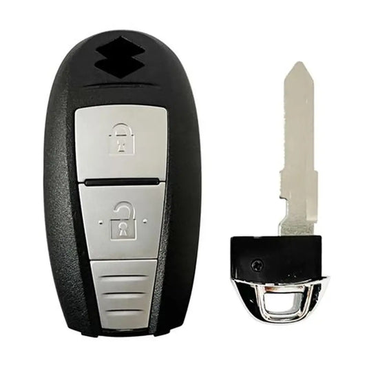 Suzuki Grand Vitara Brezza 2015 - 2019 2 Button Smart Key R64M0 Also suitable for Toyota Urban Cruiser 2016 - 2021  FCCID: 2013DJ1464 - R64M0 Frequency: 433MHZ Transponder: Hitag3 NCF2952X ID47 OEM PART: 37172-54P01   37172-54P02   37172-54P03