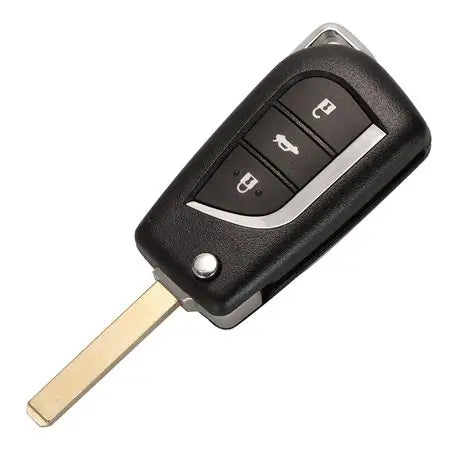 Toyota Corolla / Auris / Aygo 3 Button Remote Key - H Chip