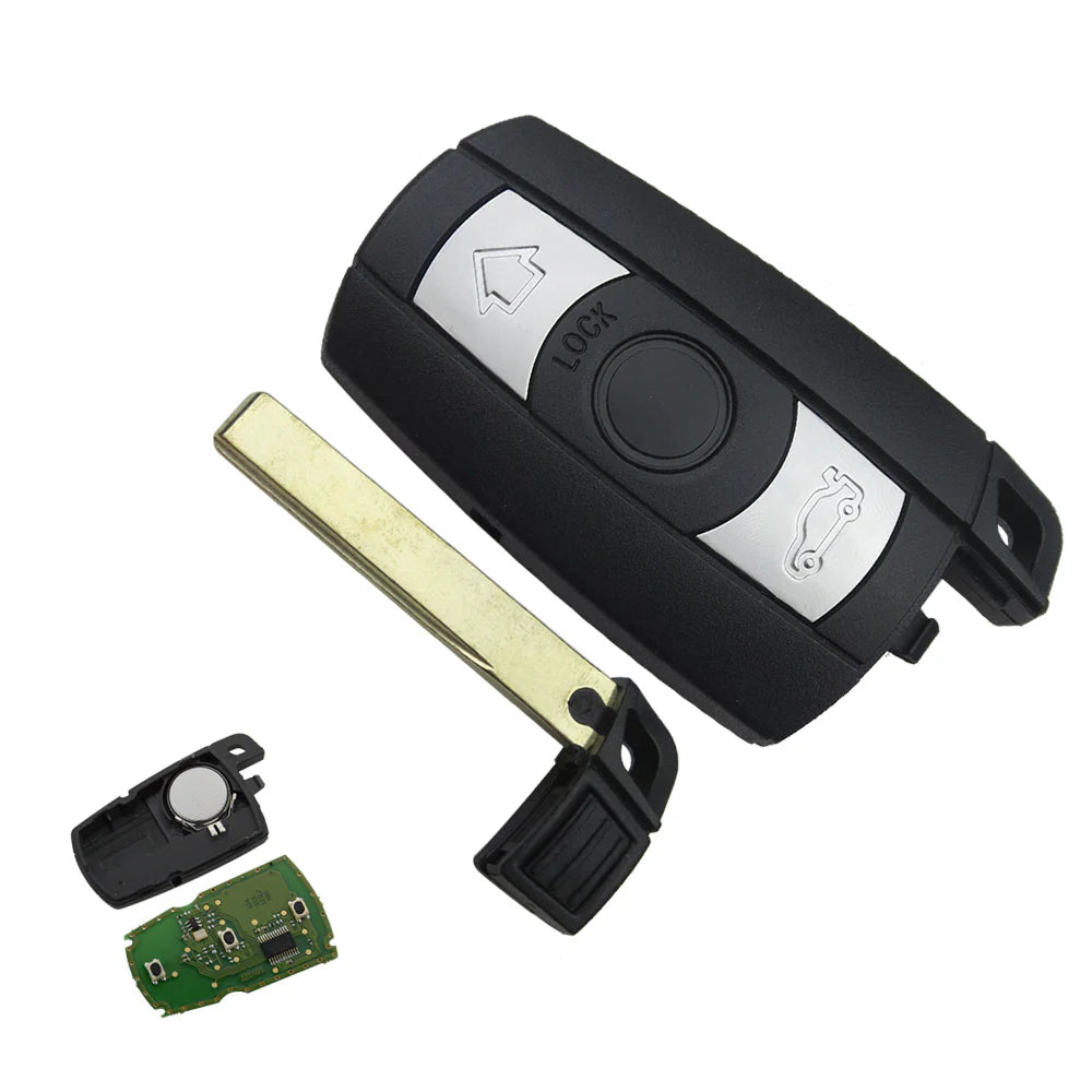 BMW E70 E87 E90 CAS System 3 Button Remote Key - 868MHZ