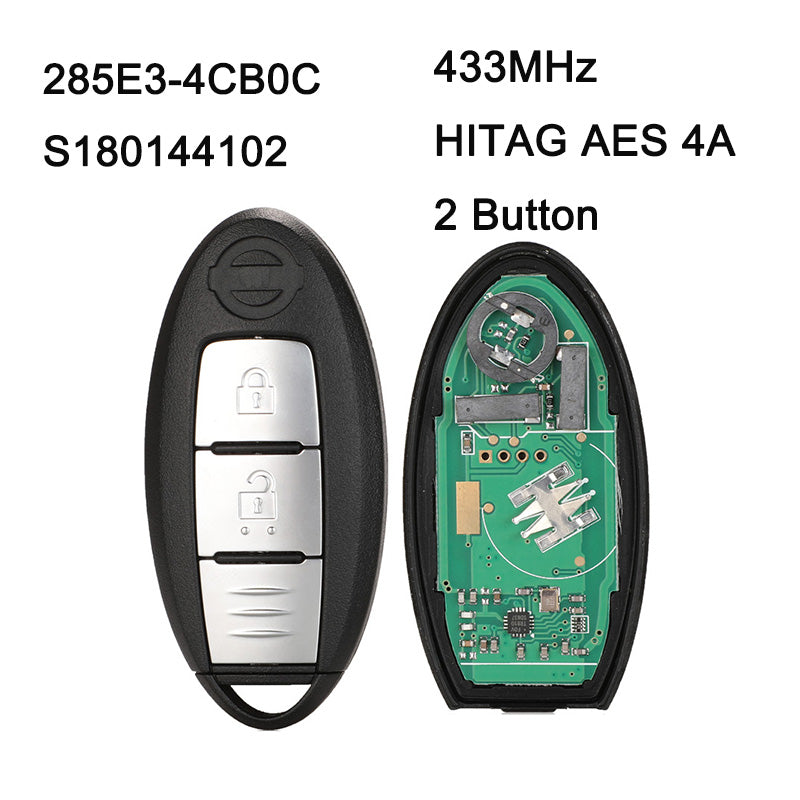 Nissan Qashqai / X-Trail 2 Button Smart Key - S180144102