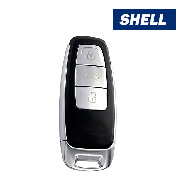 Audi MLB A4 A6 3 Button Smart Key Case with Keyblade