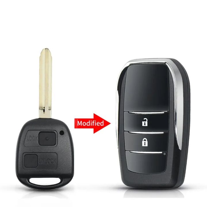 Toyota RunX / Corolla / Prado 2 Button Flip Key Conversion