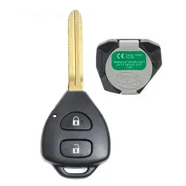 Toyota Yaris 2 Button Remote Key 433Mhz / 4D