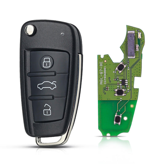 Audi Q7 / A6 3 Button Remote Key