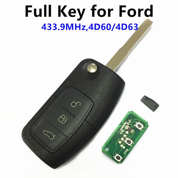 Ford Fiesta Focus Ecosport 3 Button Remote Key