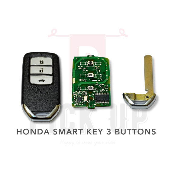 Honda City Fit Jazz HRV 2 Button Smart Key - Aftermarket