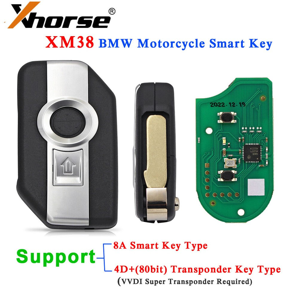 Xhorse XSBM90GL XM38 BMW Motorcyle key with Shell