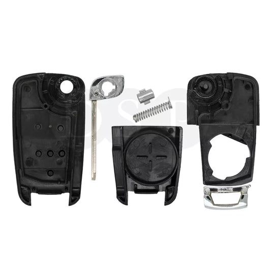 Chevrolet Spark / Aveo 3 Button Flip Key Case